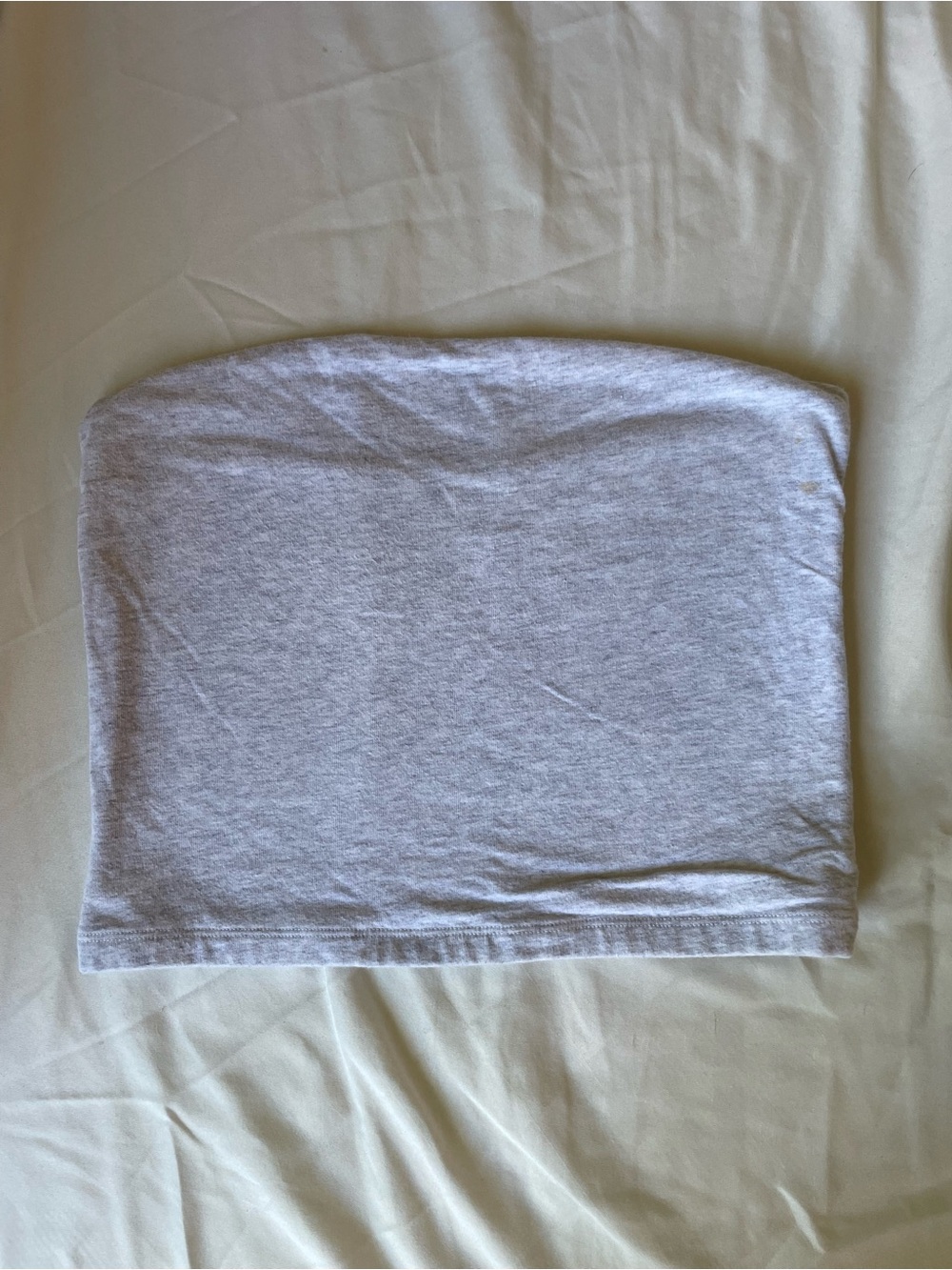 Brandy Melville Light Grey Tube Top